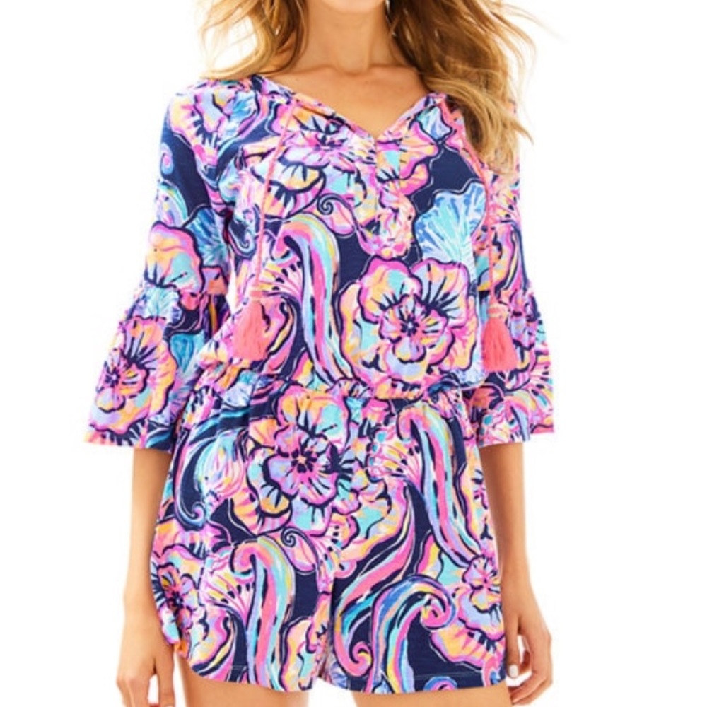 Lily Pulitzer Del Lago romper small Nwt